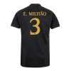 Maillot de Supporter Real Madrid E. Militao 3 Troisième 2023-24 Pour Homme